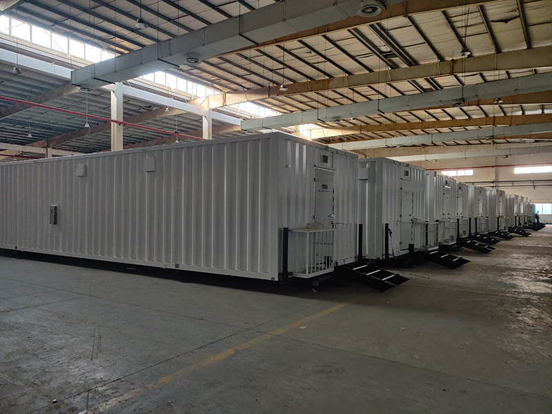 科威特项目定制野营房验收中